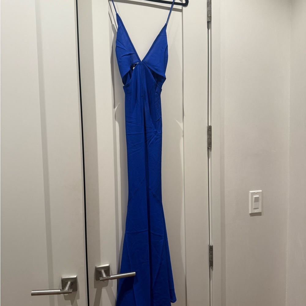 Ginia Royal Blue Maxi Dress